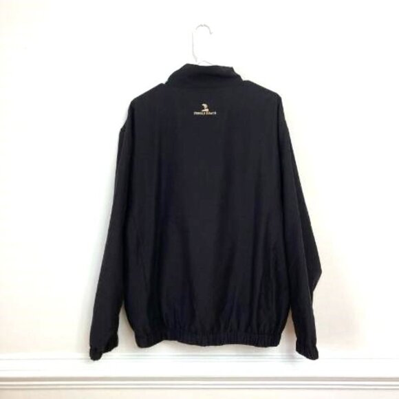 Pebble Beach Performance Men's Golf 1/4 Zip Pullover Windbreaker Size L Black - Picture 4 of 10